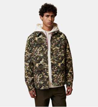Sur-chemise en jacquard - Faguo - Kaki
