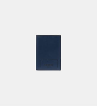 Portefeuille Max en cuir - Lancel - Bleu marine