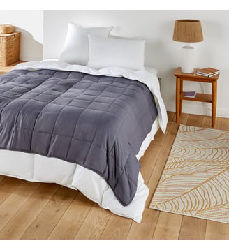 Couette synthétique lestée - So'Home - Gris foncé