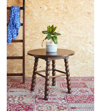 Table basse en bois Léonie N°960- Produit chiné - Debongout - Bois foncé