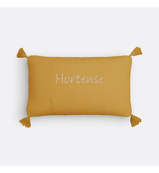 Housse coussin gaze de coton personnalisée Kumla La Redoute Interieurs