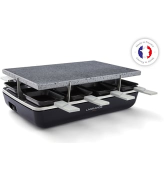 Raclette element noir pierre de cuisson - Lagrange - Noir