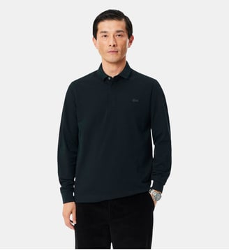 Polo Paris regular fit en Piqué stretch - Lacoste - Vert foncé