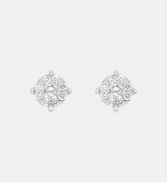 Boucles d'Oreilles Union - Djula - Or blanc