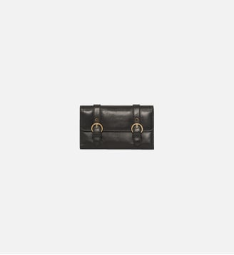 Portefeuille thais en cuir naturel - Caroll - Noir