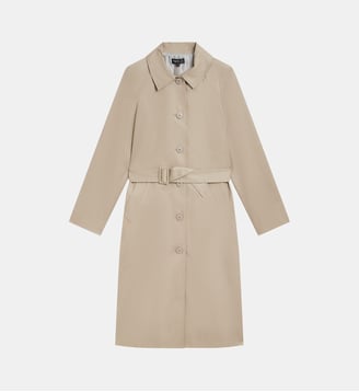 manteau long - Agnès b. - Marron cerf