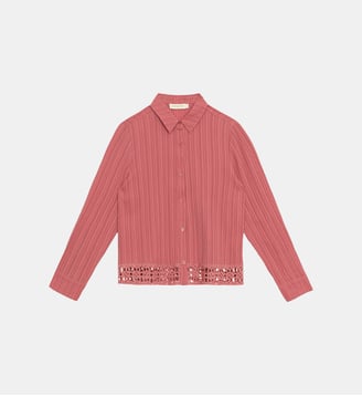 Chemise uni CHARLOTTE - La Petite Etoile - Blush