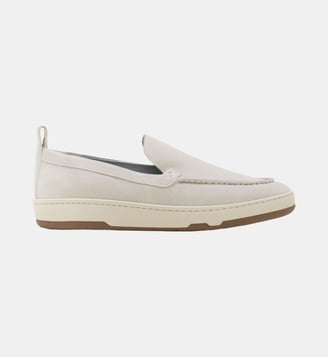 Mocassins Cruiser En Suède - Lanvin - Blanc