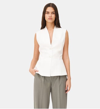 Gilet sans manches Hegra - Noyoco - White