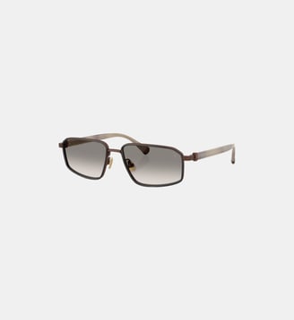 Lunettes de soleil Irrégulier BC2009ST JARAMA - Brunello Cucinelli - Marron brossé