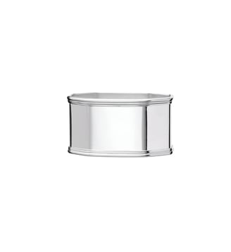 Rond de serviette en métal argenté - ANNE - Christofle - Argent