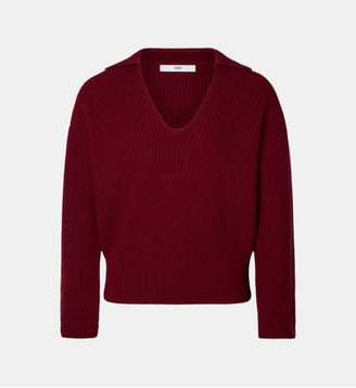 Pull Perrine Carmin - Zapa - Rouge carmin