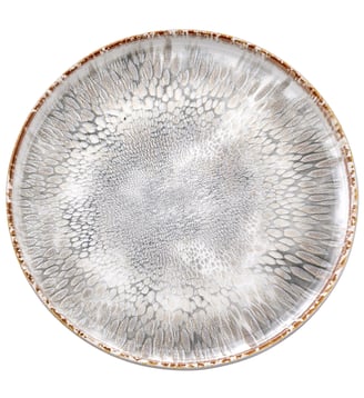Assiette de présentation - Médard de Noblat - Gris texturé