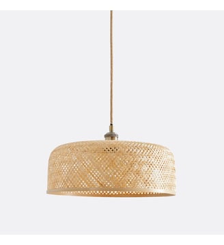 Suspension en bambou Ø40 cm - La Redoute Interieurs - Naturel