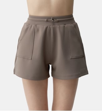 Short de sport Lionel Avec poches - Born Living Yoga - Taupe