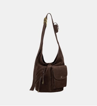 Sac à main Youyou en cuir L - Ba&sh - Marron
