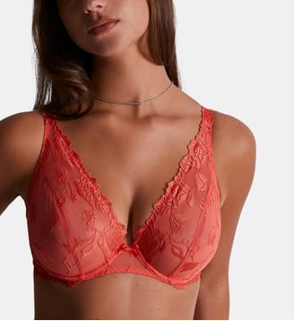 Soutien-gorge Triangle avec armatures Softessence - Aubade - Rouge