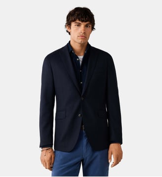 Blazer En Flanelle Performance En Laine Italienne Hackett London
