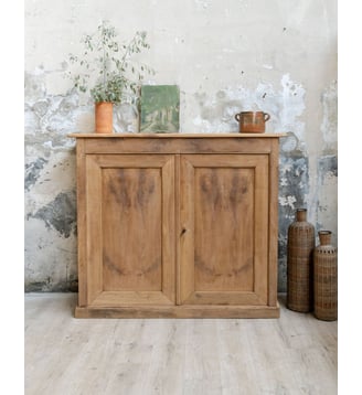 Buffet haut en bois Gilbert N°1915- Produit chiné - Debongout - Bois clair