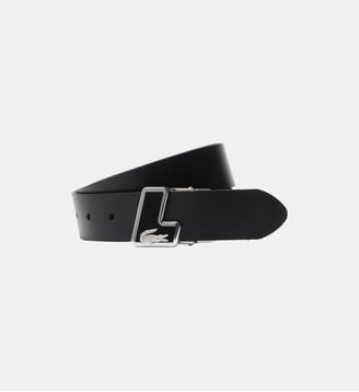Ceinture en cuir - Lacoste - Noir