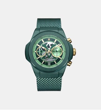 Montre Origine Vert, Argenté MOW1309 - Montignac - Vert