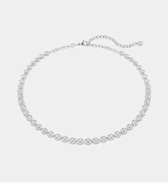 Collier Imber Tennis, Métal rhodié - Swarovski - Blanc