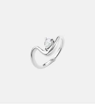 Bague avec zirconia en forme de goutte Thomas Sabo