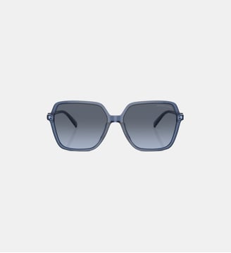 Lunettes de soleil Carré MK2196U Jasper - Michael Kors - Bleu transparent
