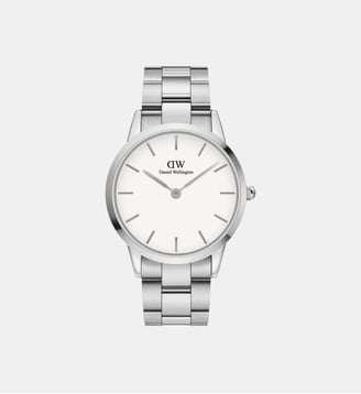 Montre Iconic Blanc DW00100203 - Daniel Wellington - Argenté