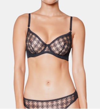 Soutien Gorge Armatures - Cafe Fleur - Huit - Noir