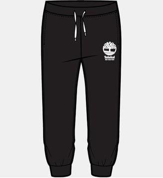 Pantalon jogging avec logo imprimé - Timberland - Noir et blanc