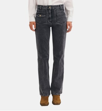 Jean bootcut à poches - INES - Pablo - Anthracite