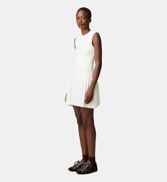 Robe courte maille - Claudie Pierlot - Écru