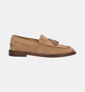 Mocassins Silvan Cuir Suédé - Bobbies - Camel