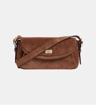 Sac LE MAMBO en suède - Sandro - Marron