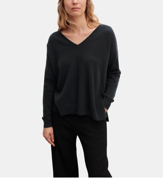 Pull ample en cachemire  - Bompard - Noir