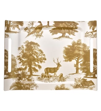 Plateau Souveraine - Le Jacquard Francais - Or