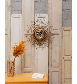 Miroir soleil métallique Igor N°963- Produit chiné - Debongout - Miroir