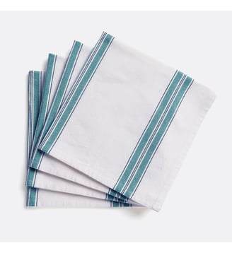 Lot 4 serviettes de table en coton lavé La Redoute Interieurs