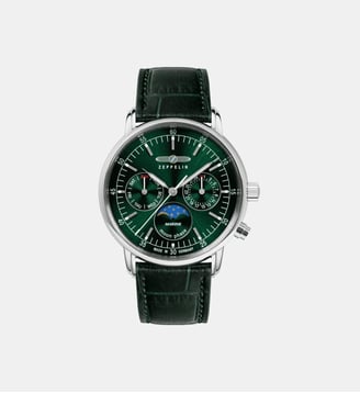 Montre Marine Vert Z-8635-4 - Zeppelin - Argenté