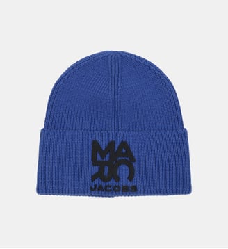 Bonnet en tricot - Marc Jacobs Kids - Bleu marine