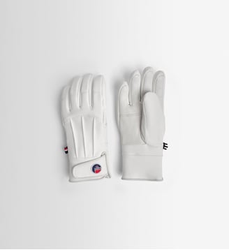 Gants Glacier W en cuir - Fusalp - Blanc
