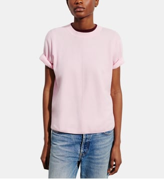 T-shirt ample en coton et cachemire - Bompard - Sakura