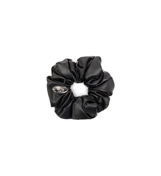 Chouchou à logo en métal - Diesel - Noir
