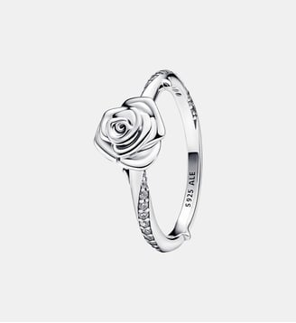 Bague Rose en Fleur - Pandora - Argenté