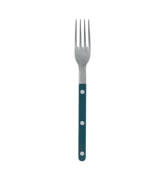 Fourchette de table, Bistrot Vintage - Sabre - Bleu canard