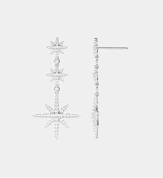 Boucles D'Oreilles Météorites Glamour - APM Monaco - Blanc