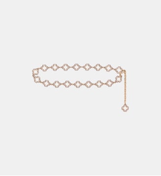 Ceinture chaîne Clover bicolore  - Maje - Argent et doré