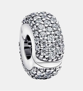 Charm Clip Pavé - Pandora - Argenté