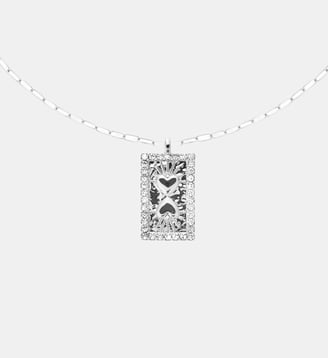 Collier chaîne avec pendentif central MESSIAH - Hipanema - Argenté